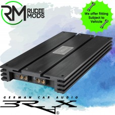 BRAX GX2000 Black short High-End Car Audio Amplifier 1060W RMS gold-plated power connection terminals